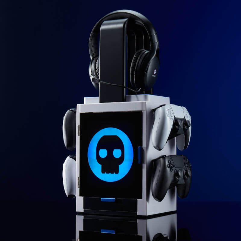 Numskull - Meuble de rangement lumineux inspiré du logo Numskull pour gamer