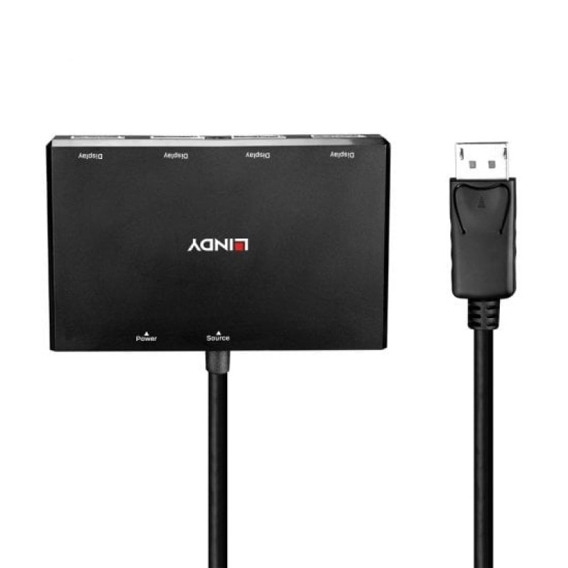Lindy 4 Port Display Port 1.2 MST Hub