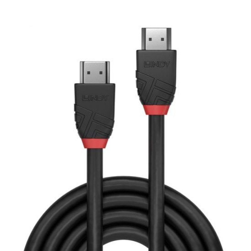 LINDY 1m 8k60hz HDMI Cable Black Line