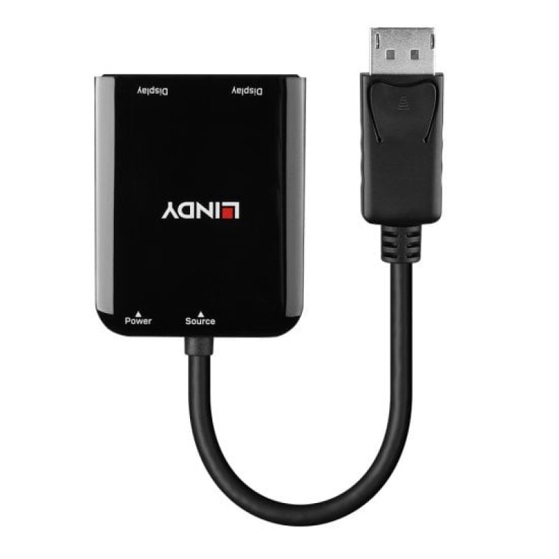 Lindy 38433 câble vidéo et adaptateur DisplayPort 2 x HDMI