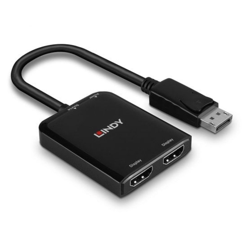 Lindy 38433 câble vidéo et adaptateur DisplayPort 2 x HDMI