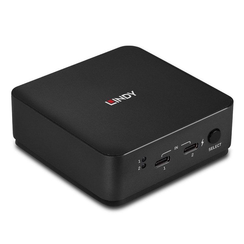 LINDY 2 Port Type C Dual HDMI 4K60 KVM