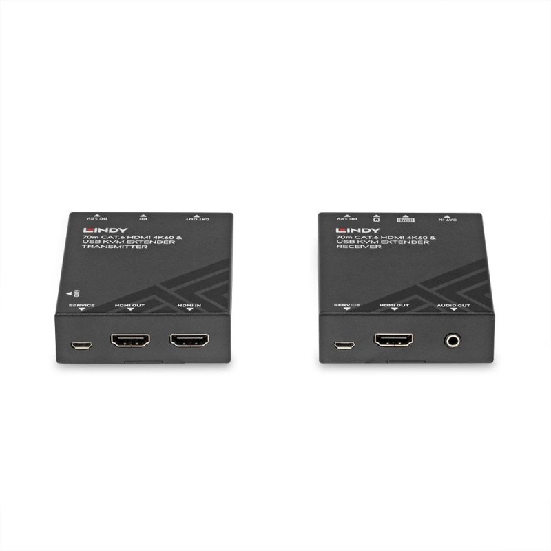 LINDY 70m Cat.6 HDMI 4K60 & USB KVM Exte