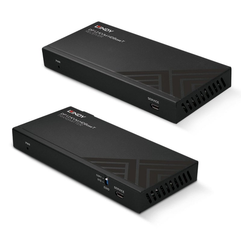 Lindy 150m Cat.6 DisplayPort 1.2, USB, IR and RS-232 HDBaseT KVM Extender