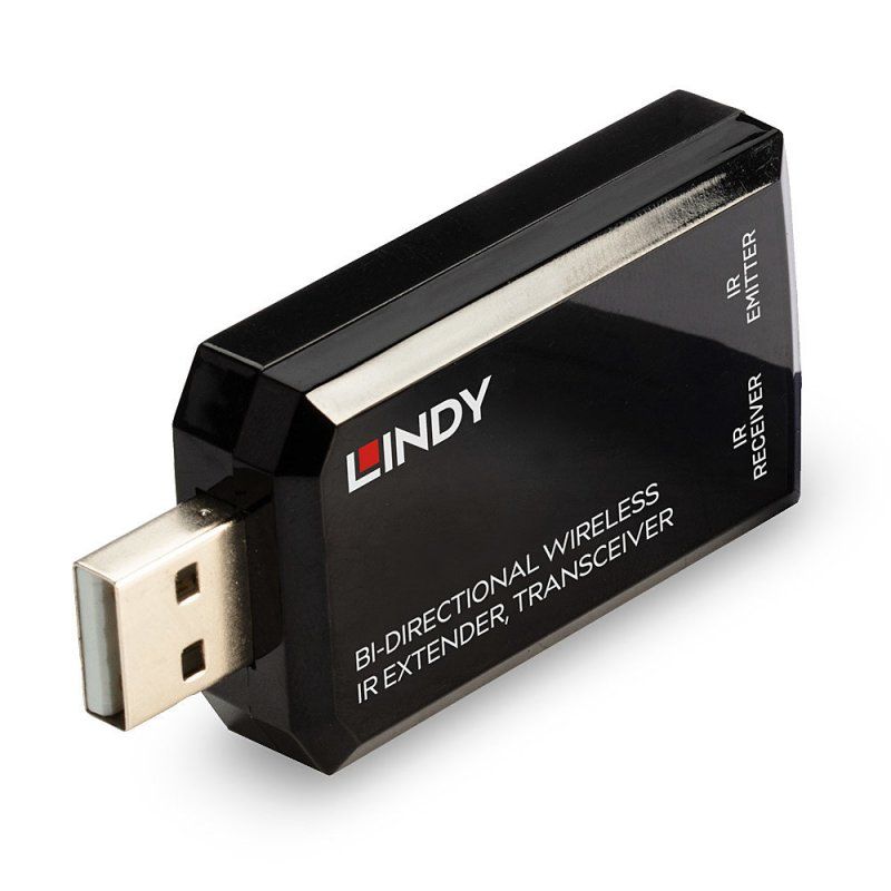 Lindy 38331 extension audio/video Émetteur et émetteur-récepteur AV Noir