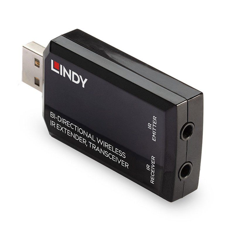 Lindy 38331 extension audio/video Émetteur et émetteur-récepteur AV Noir