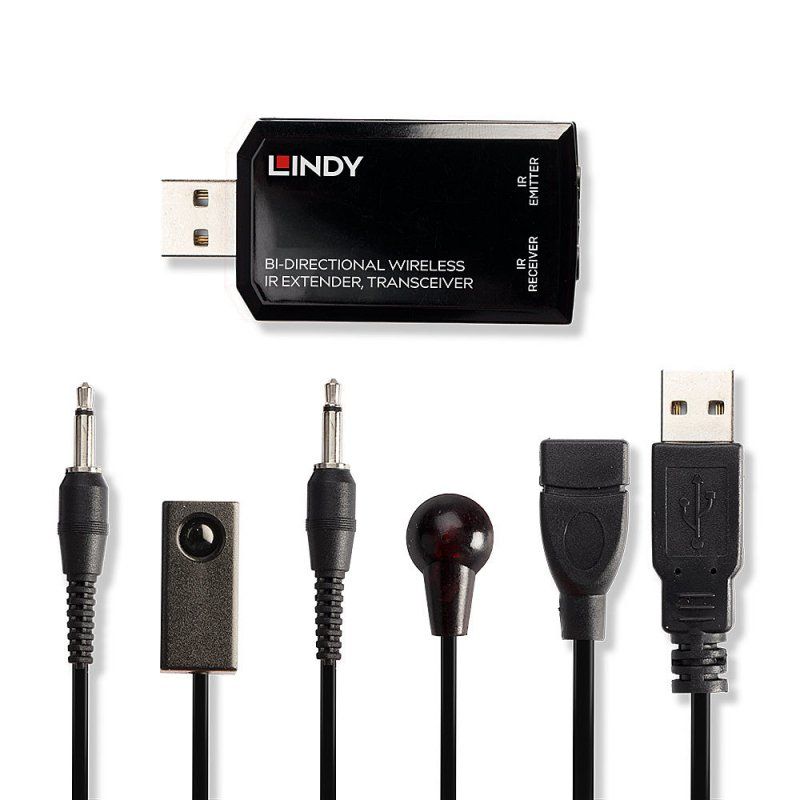 Lindy Bi-directional Wireless IR Extender, Transceiver