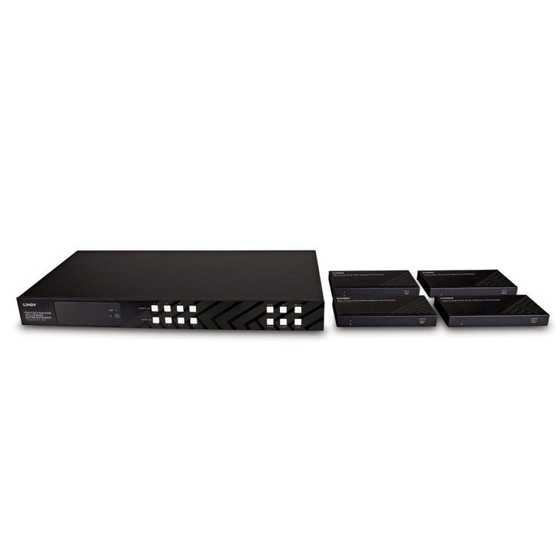 LINDY 150m Cat.6 4x4 HDMI 4K60 HDBaseT