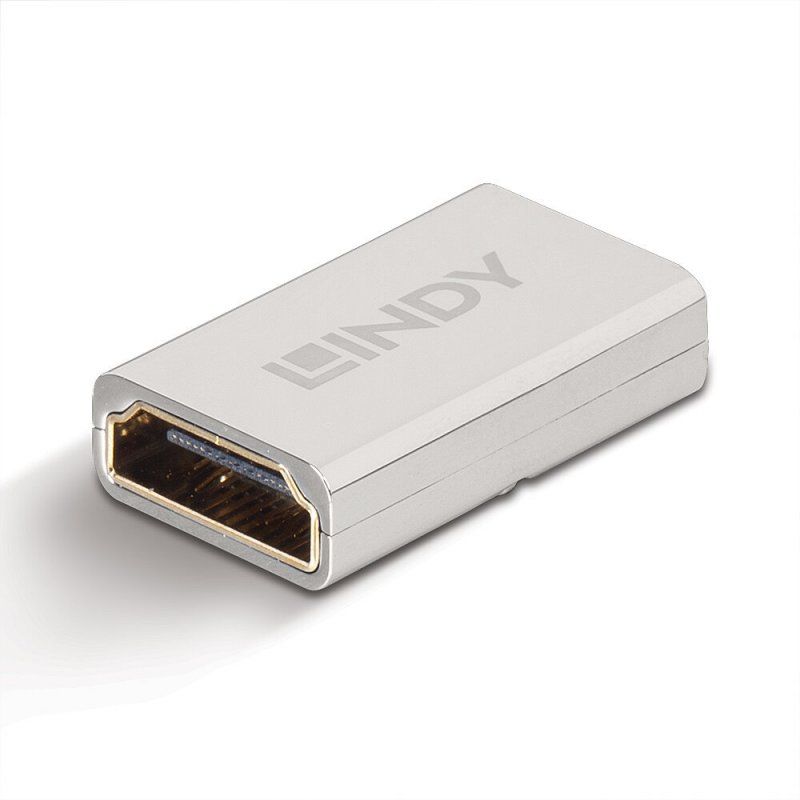 Lindy 41511 changeur de genre de câble HDMI 2.1 Argent