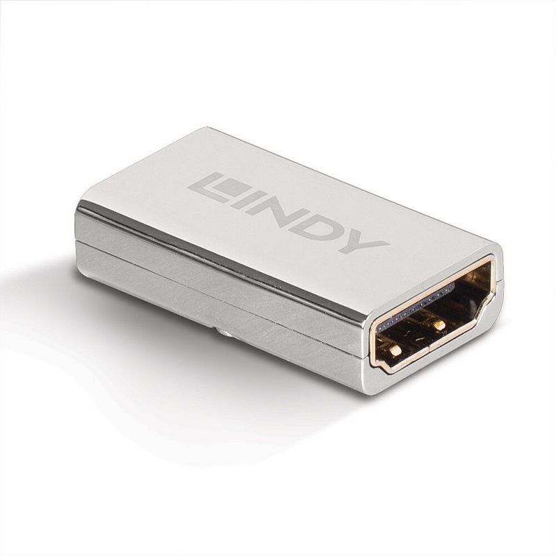 Lindy 41511 changeur de genre de câble HDMI 2.1 Argent