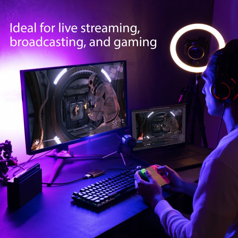 j5create Notebook-Ständer, integrierte Dockingstation, 4x USB 3.2