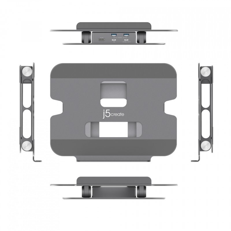j5create JTS327 Multi-Angle 4K Docking Stand