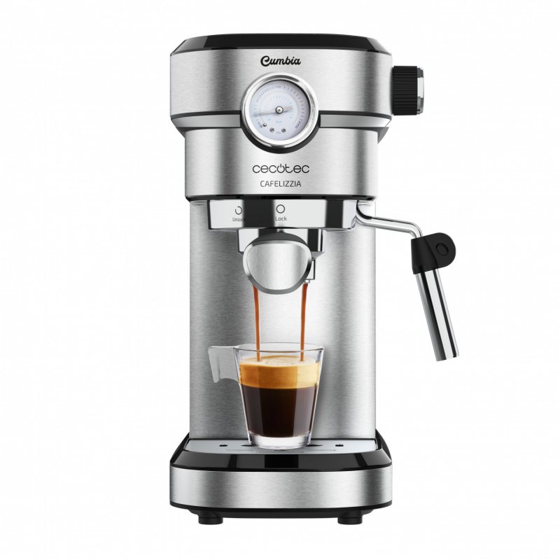 Cecotec Cafelizzia 790 Steel Pro Semi-automatique Machine à expresso 1,2 L