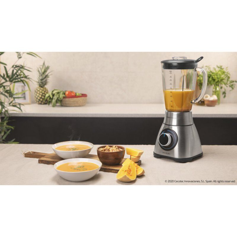 BATIDORA DE VASO CECOTEC POWER BLACK TITANIUM 1300 PERFECTMIX