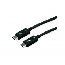 ROLINE Câble Thunderbolt 4, C-C, 40G 100W, 8K30, passif, 0.5m