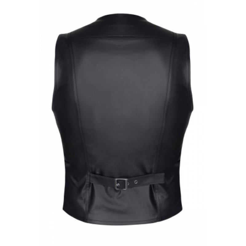 Gilet en wetlook - Regnes - S - Noir