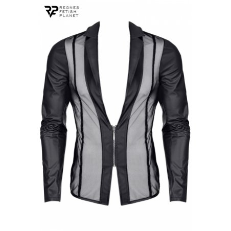Veste wetlook Daniele - Regnes - XL - Noir