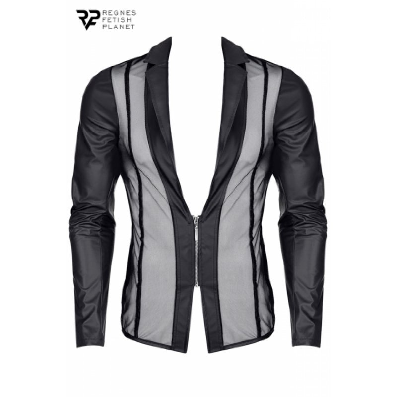 Veste wetlook Daniele - Regnes - XXL - Noir