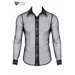 Chemise transparente Cesare - Regnes - XL - Noir