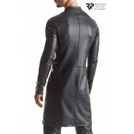Manteau wetlook Mario - Regnes - S - Noir
