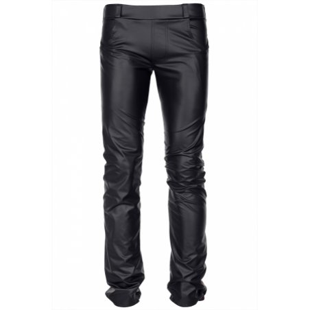 Pantalon wetlook - Regnes - XL - Noir