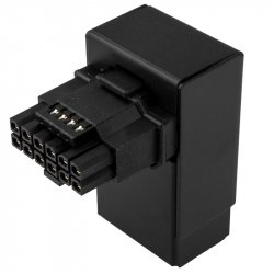Kolink Core Pro 12V-2x6 90 Grad Adapter - Typ 1, schwarz