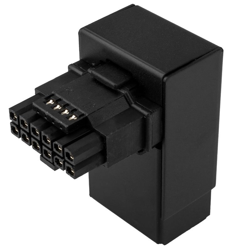 Kolink Core Pro 12V-2x6 90 Grad Adapter - Typ 1, schwarz
