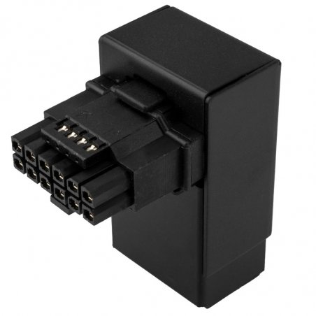 Kolink Core Pro 12V-2x6 90 Grad Adapter - Typ 1, schwarz