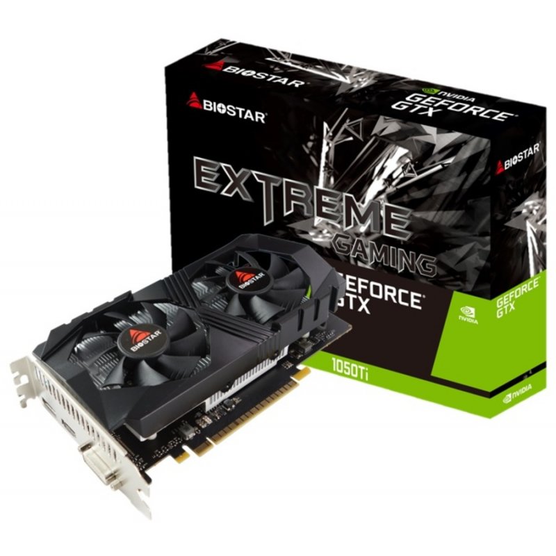 Biostar VN1055TF41 carte graphique NVIDIA GeForce GTX 1050 Ti 4 Go GDDR5