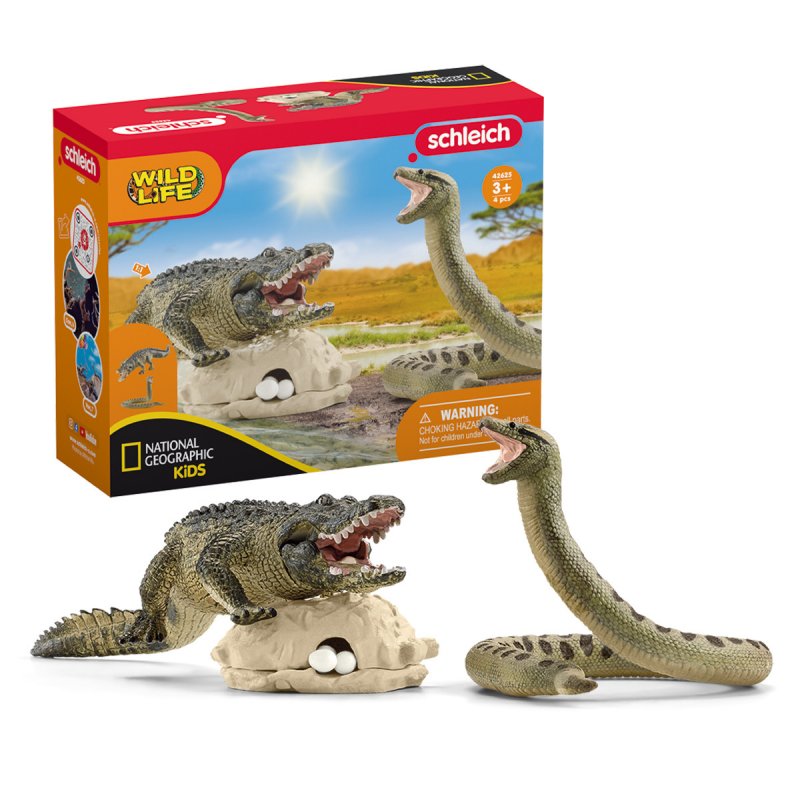 schleich WILD LIFE Danger in the swamp
