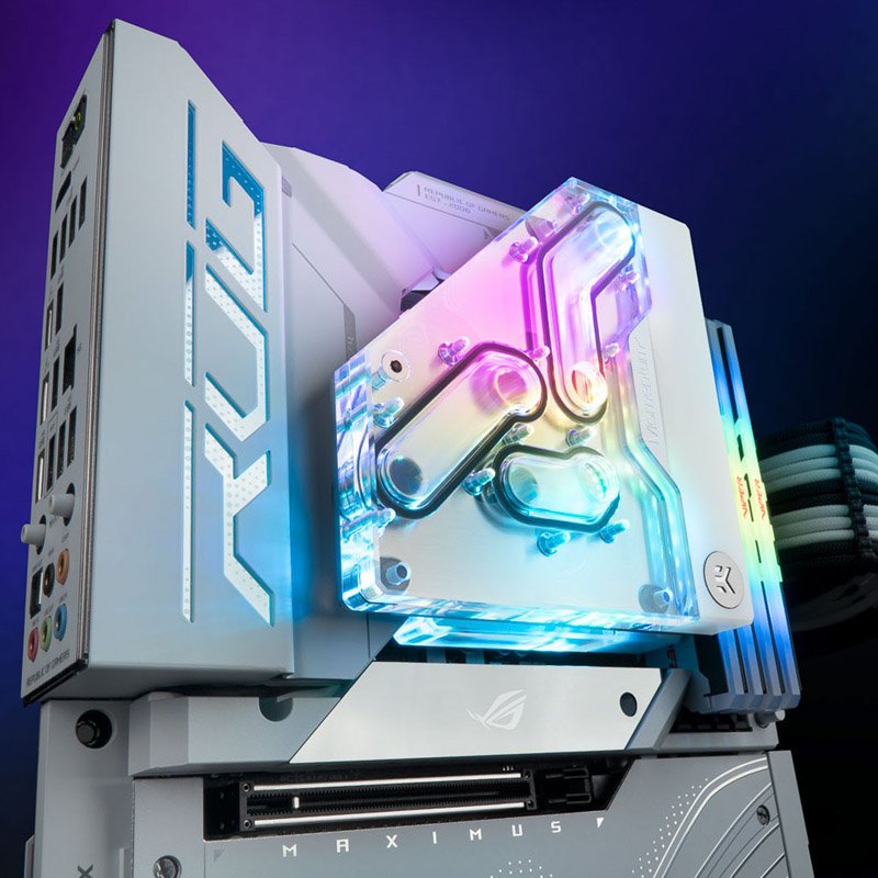 EK Water Blocks EK-Quantum Momentum² VRM Bridge ROG Maximus Z790 Formula D-RGB - weiß