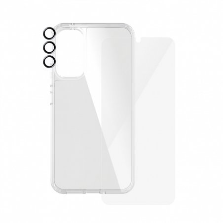 PanzerGlass 3-in-1 Set für Samsung Galaxy A15, A15 5G Hardcase-Schutzhülle, Display- und Kameraschutz
