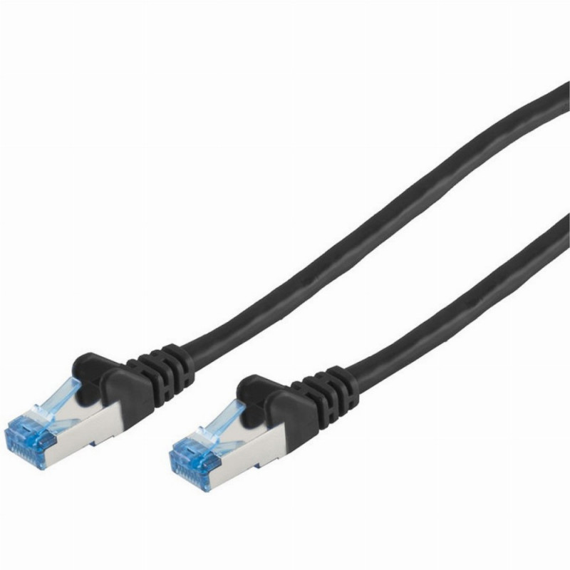 Patchkabel CAT6a RJ45 S/FTP 1m black