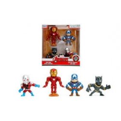 Avengers pack 4 figurines Diecast Nano Metalfigs 6 cm