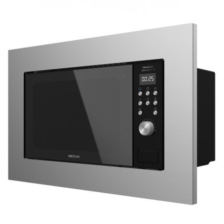 Cecotec 01380 microwave Built-in Grill microwave 20 L 700 W Black, Steel