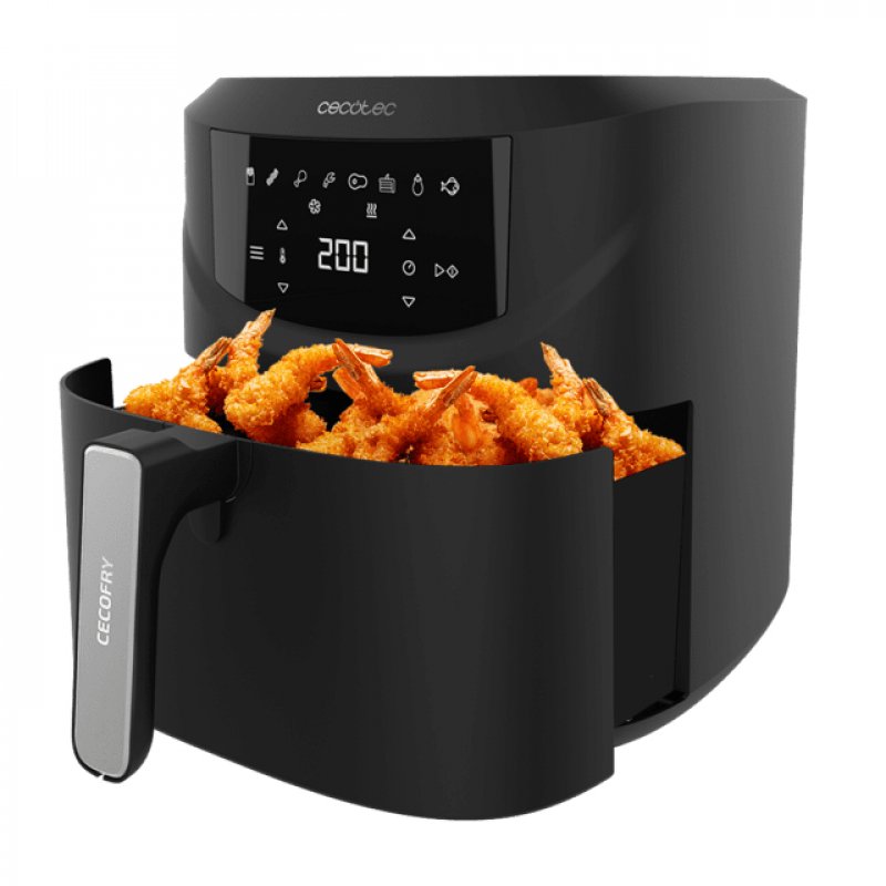 Cecotec Cecofry Absolute 7600 Unique 7,6 L Autonome 2000 W Friteuse d’air chaud Noir
