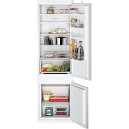 Siemens iQ100 KI87VNSE0 fridge-freezer Built-in 270 L E White