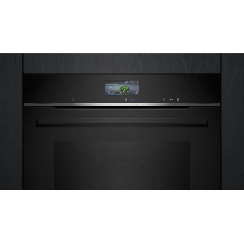 Siemens HR776G1B1 oven 71 L 3600 W A Black, Stainless steel