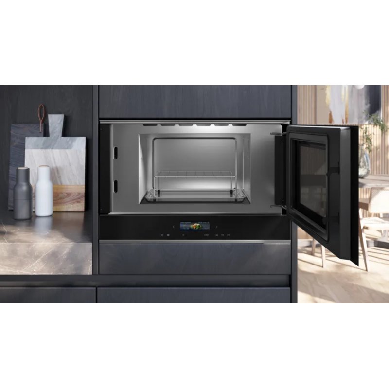 Siemens iQ700 BE732R1B1 microwave Built-in Combination microwave 21 L 900 W Black