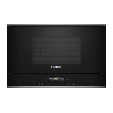 Siemens iQ700 BF722L1B1 micro-onde Intégré Micro-onde simple 21 L 900 W Noir