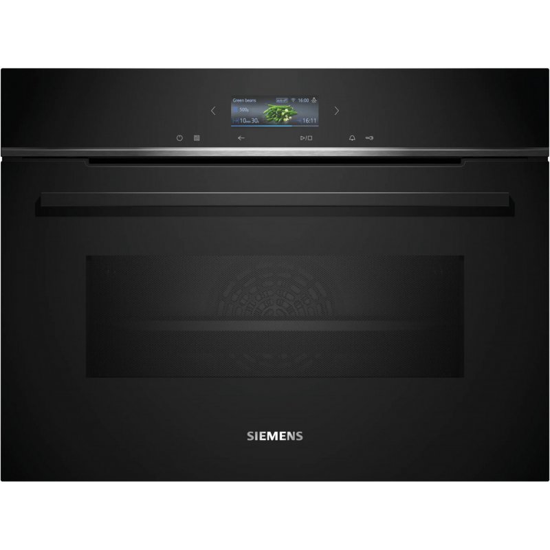 CM724G1B1 IQ700 (schwarz/edelstahl, mit Mikrowellenfunktion, 60 cm, Home Connect)