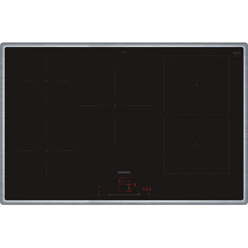 Siemens iQ500 ED845HWB1E hob Black Built-in 80 cm Zone induction hob 5 zone(s)