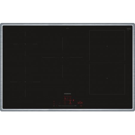 ED845HWB1E iQ500, Autarkes Kochfeld (schwarz/edelstahl, 80 cm, Home Connect)