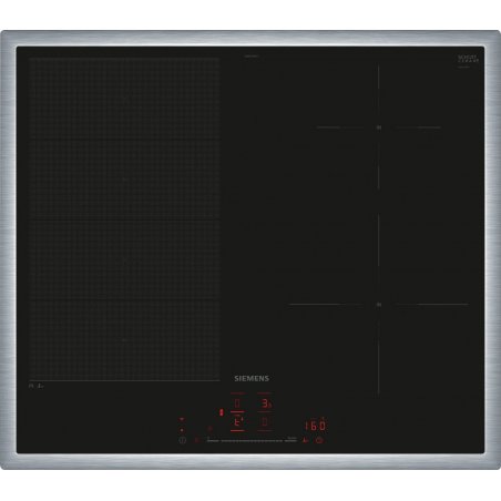 Siemens iQ700 EX645HEC1E plaque Noir Intégré 60 cm Plaque avec zone à induction 4 zone(s)