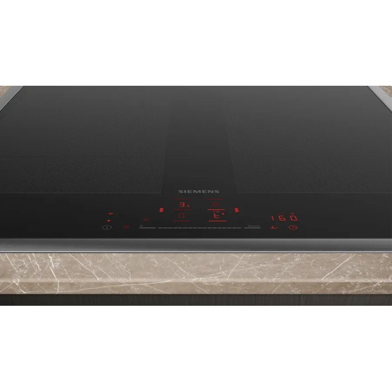 EX645HXC1E iQ700, Autarkes Kochfeld (schwarz/edelstahl, 60 cm, Home Connect)