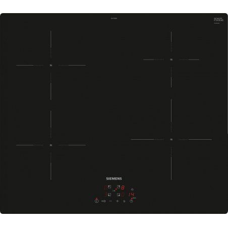 Siemens iQ100 EU611BEB6E plaque Noir Intégré 60 cm Plaque avec zone à induction 4 zone(s)