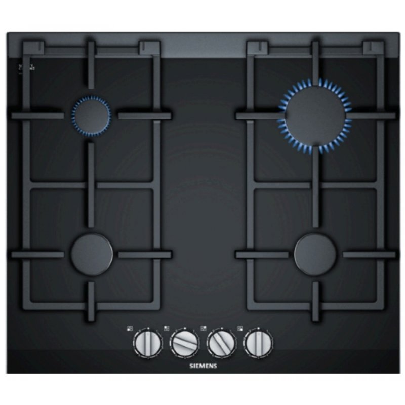 Siemens iQ700 ER6A6PB70D plaque Noir Intégré 60 cm Gaz 4 zone(s)