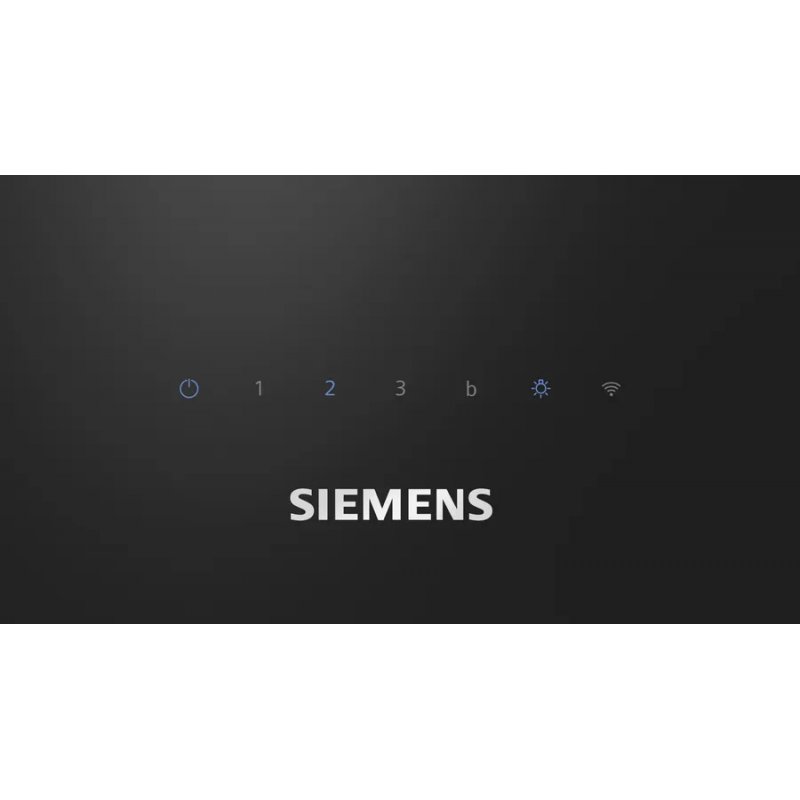 Siemens iQ300 LC87KFN60 cooker hood Wall-mounted Black 427 m³/h A 