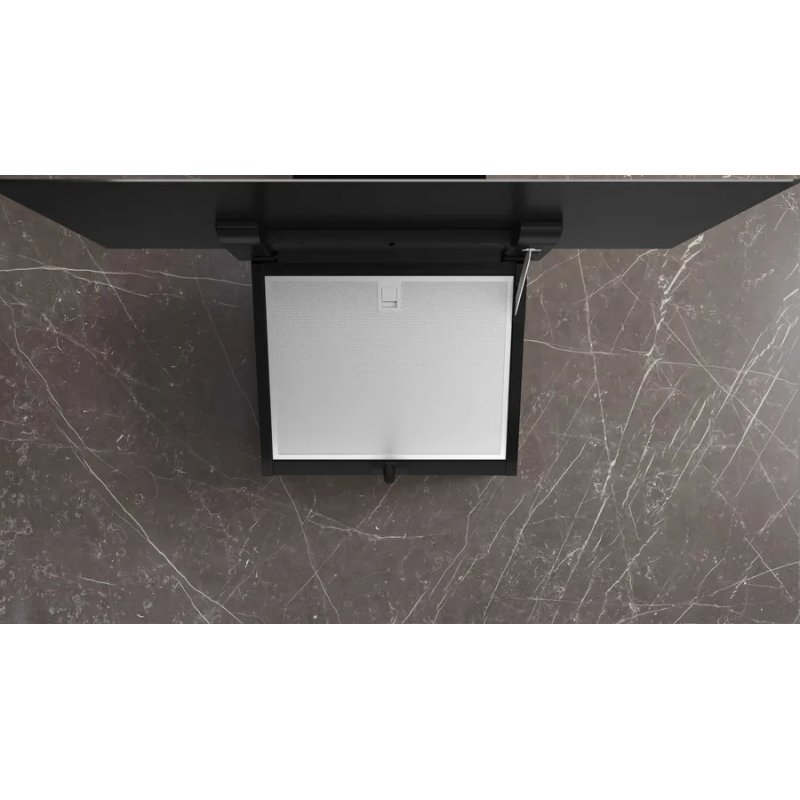 Siemens iQ300 LC87KFN60 hotte Montée au mur Noir 427 m³/h A 