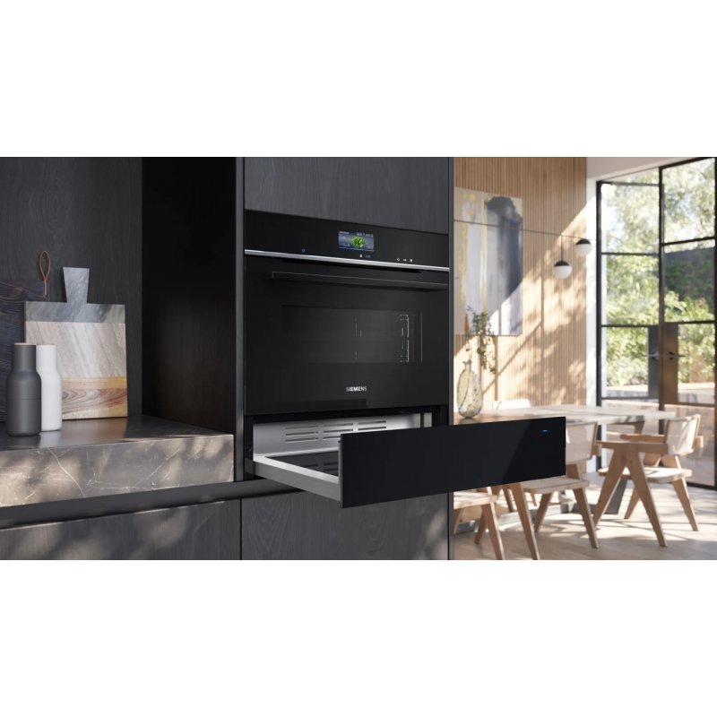Siemens iQ700 BI710C1B1 tiroir et armoire chauffant 20 L 12 couverts 820 W Acier inoxydable